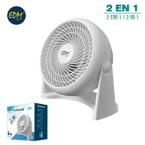 VENTILADOR 2 EN 1 50W BLANCO 27,...